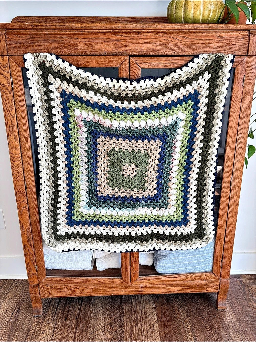 Handmade Fall-inspired Baby Blanket